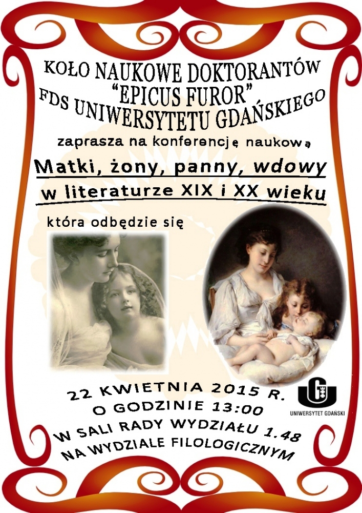Konferencja naukowa "Matki, żony, panny wdowy w&nbsp;XIX i&nbsp;XX wieku"