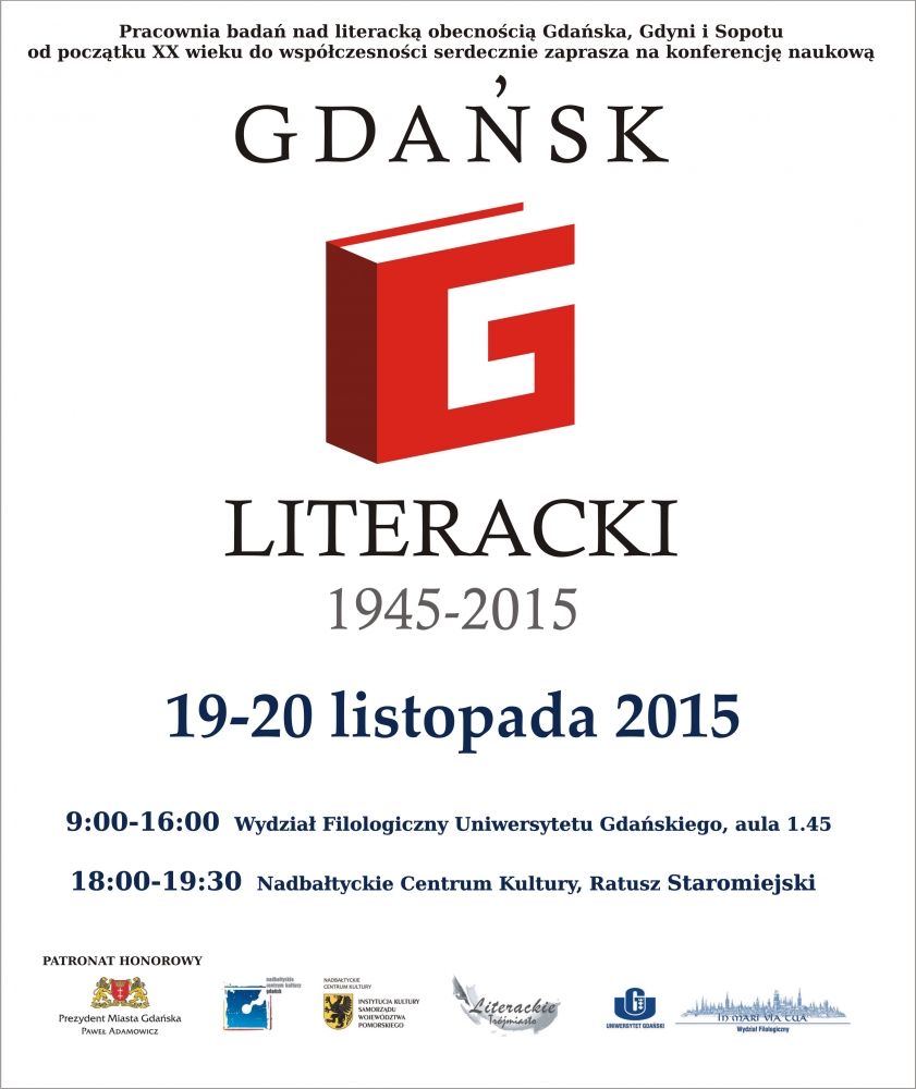 „Gdańsk literacki 1945-2015” 